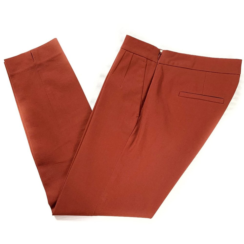 J Crew Martie Burnt Orange Ankle Pants - Size 2